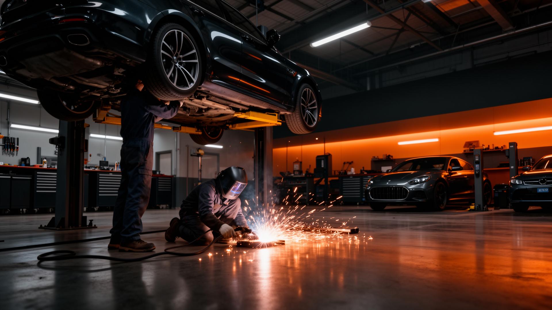 J&B Motors premium automotive workshop in Harare, Zimbabwe